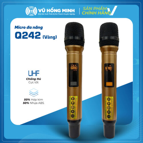 Micro Không Dây Đa Năng <br> Model: Q242 (màu vàng)