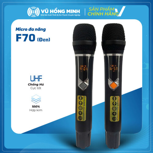Micro Không Dây Đa Năng <br> Model: F70 (màu đen)