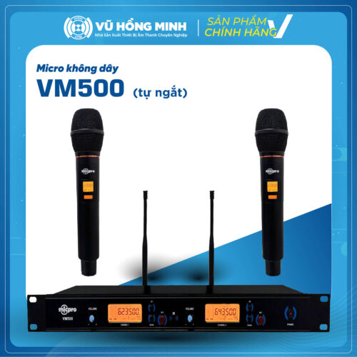 Micro Không Dây <br> Model: VM500 (tự ngắt)