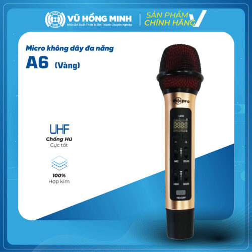 Micro Không Dây Đa Năng <br> Model: A6