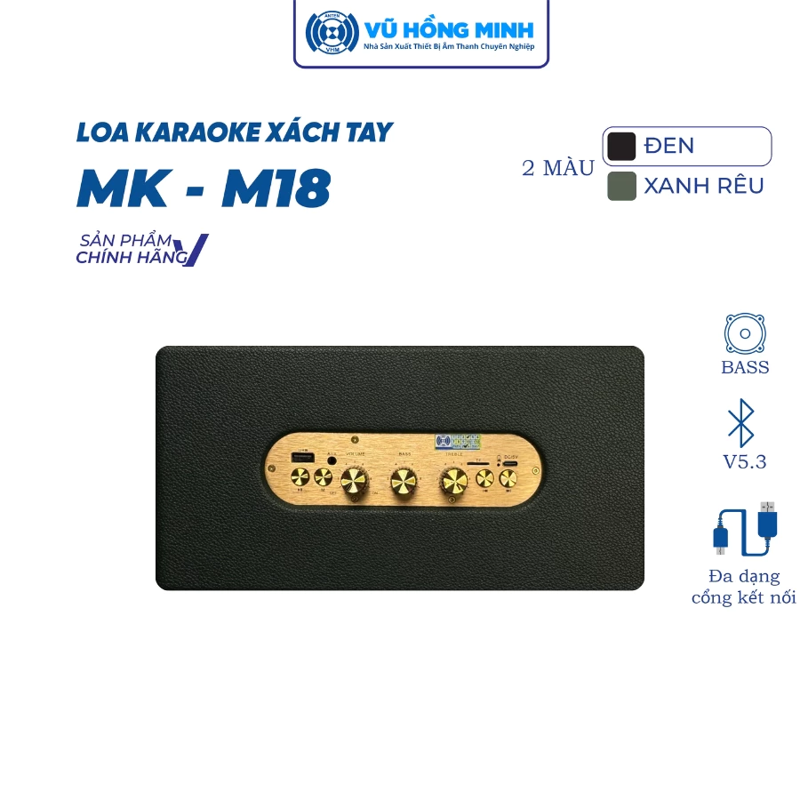 LOA KARAOKE XÁCH TAY MK-M18 VŨ HỒNG MINH - Ảnh 4